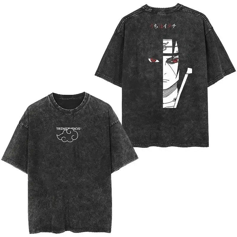 🌀 T-shirt Officiel Bandai™ Naruto – Édition Vintage Oversize
