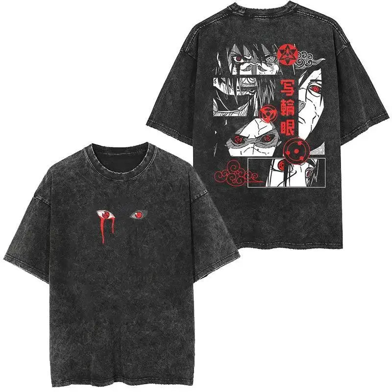 🌀 T-shirt Officiel Bandai™ Naruto – Édition Vintage Oversize